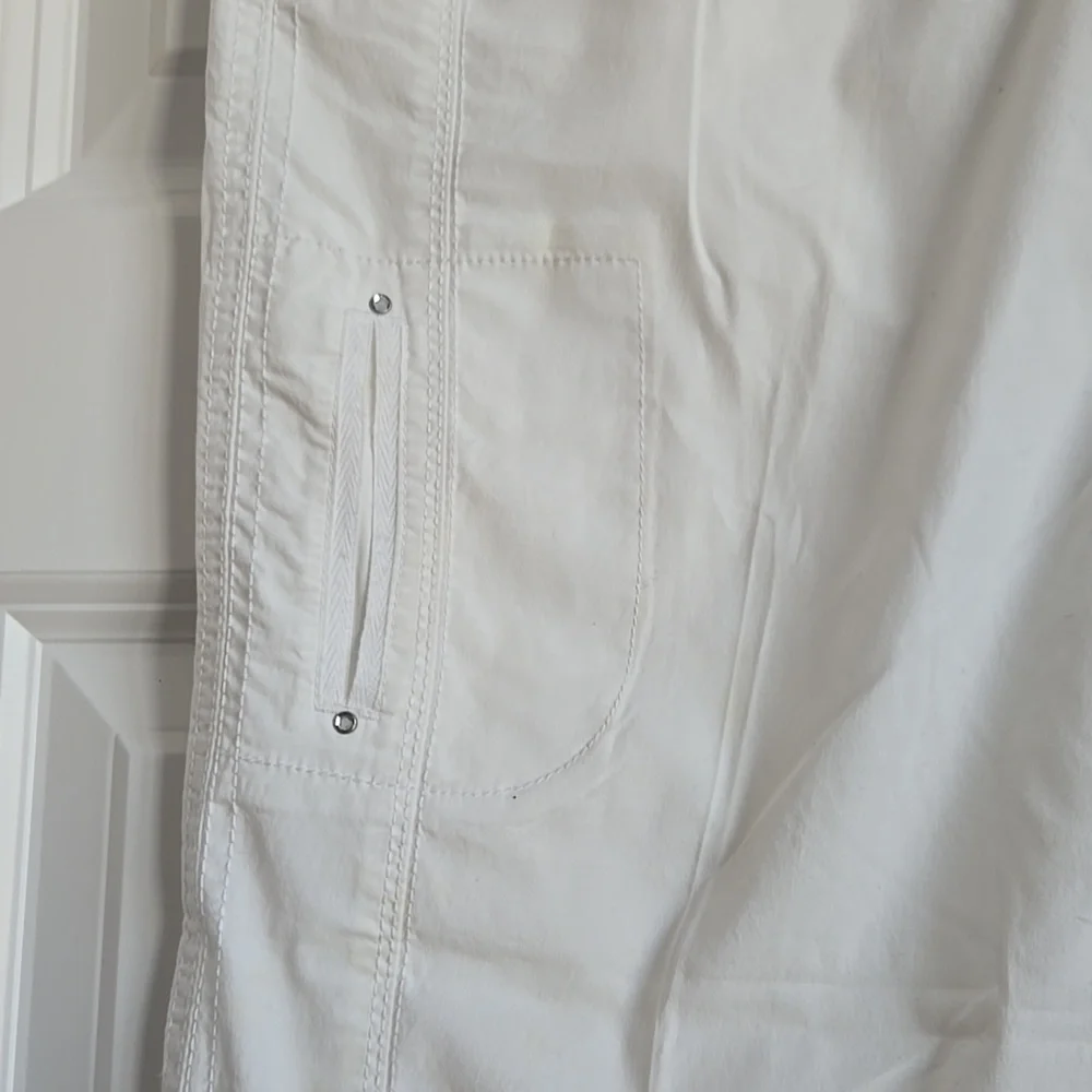 White Cargo Pants - Picture 5 of 10